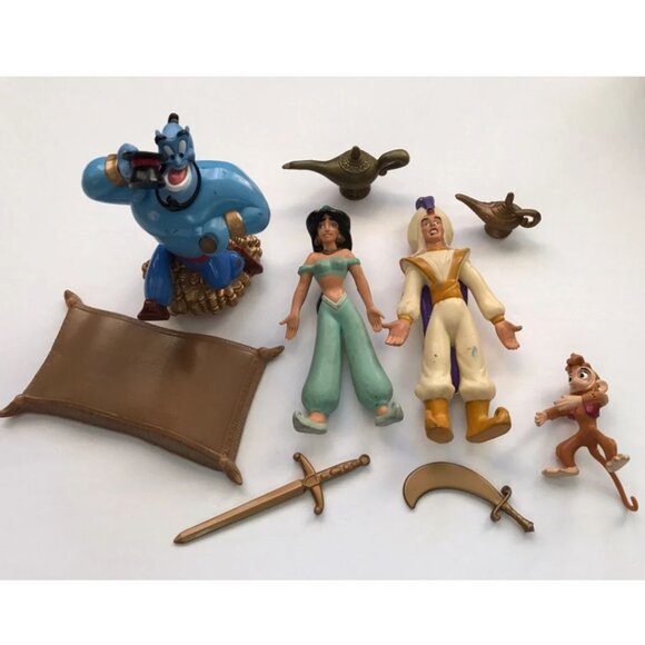 1990s Disney Aladdin Toys Lot - Picture 1 of 2